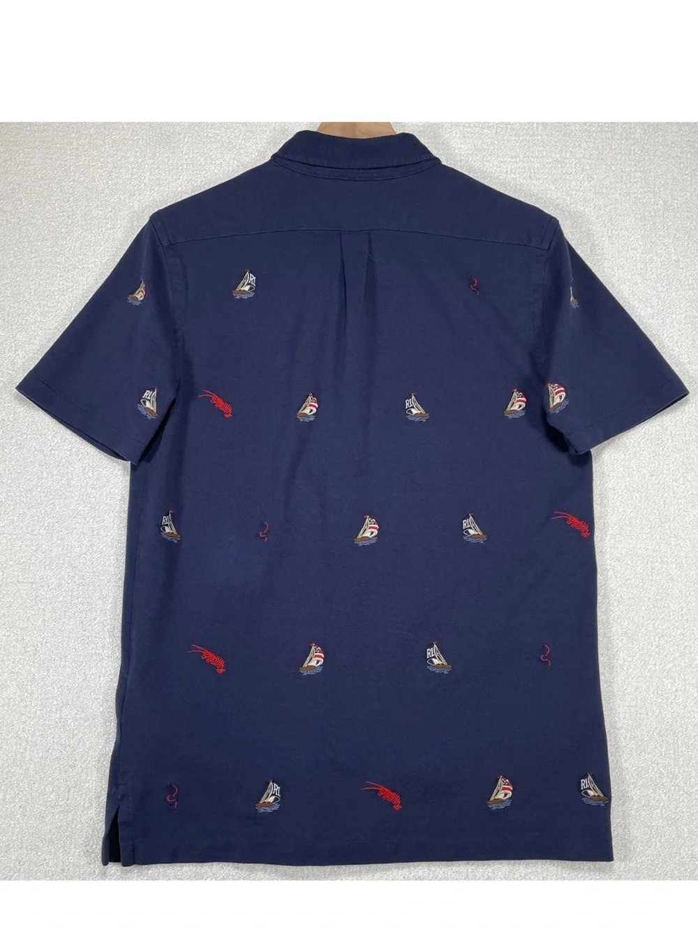 Polo by Ralph Lauren Embroidered Knit Oxford Shirt